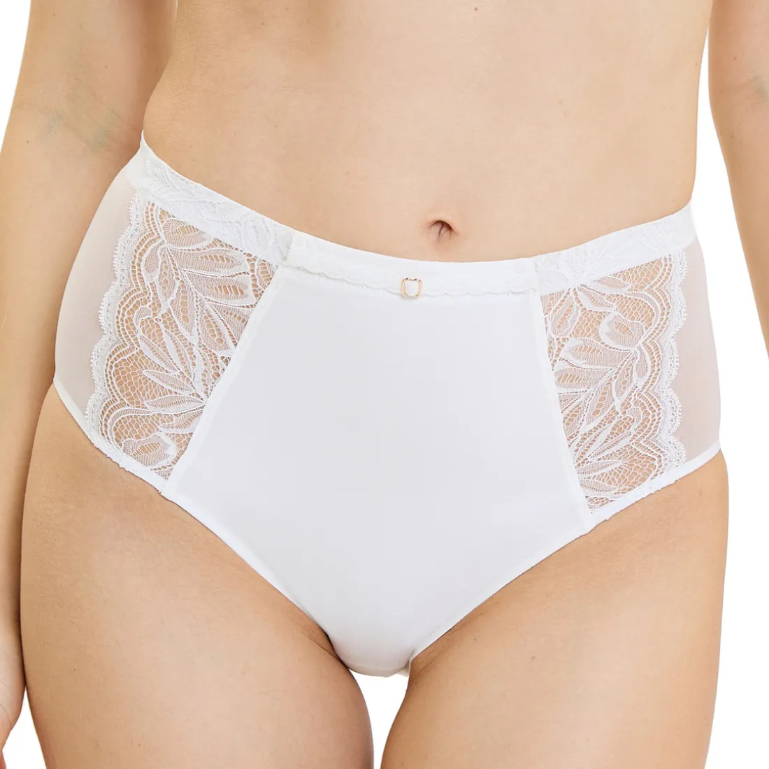 Culotte taille haute - Ivoire