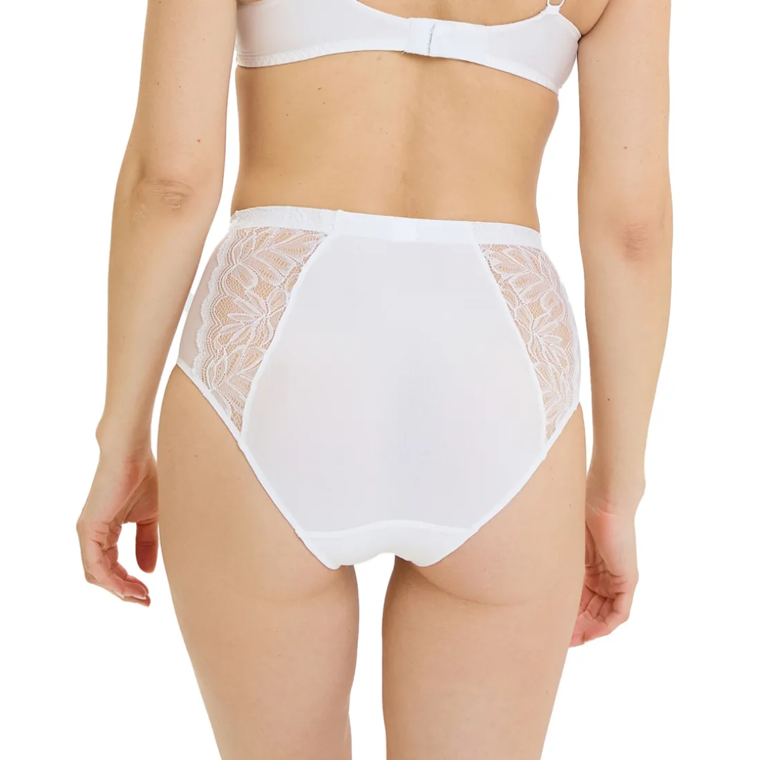 Culotte taille haute - Ivoire