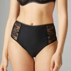Culotte taille haute - Noir