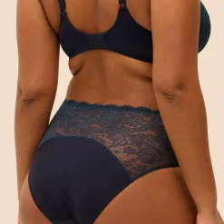 Culotte taille haute - Saphir bleu