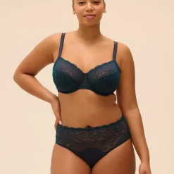 Culotte taille haute - Saphir bleu