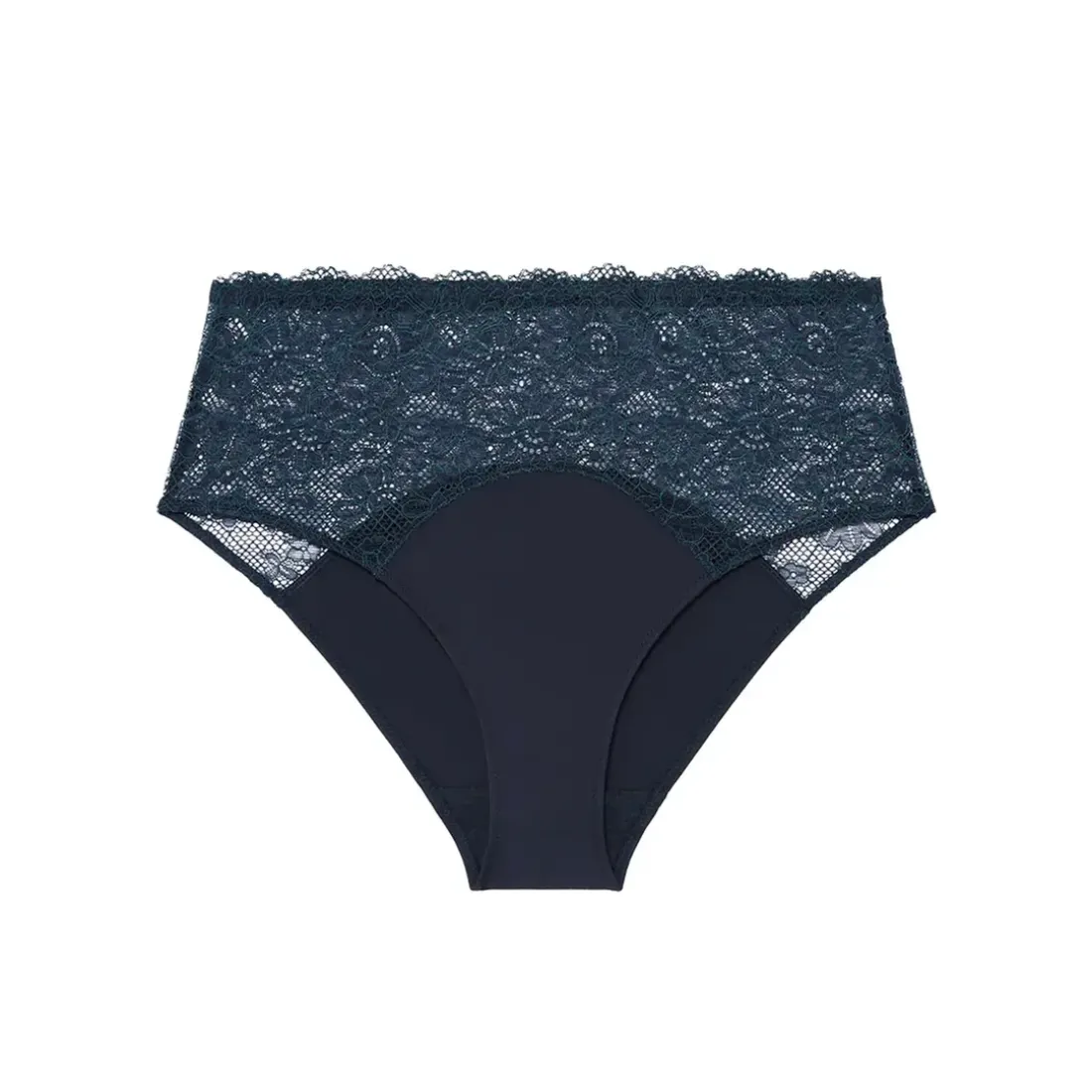 Culotte taille haute - Saphir bleu