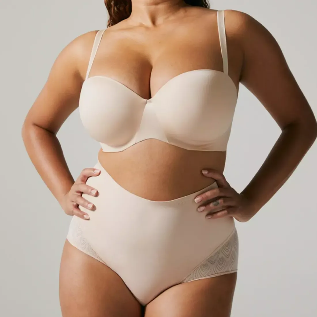 Culotte Taille Haute Beige Chantelle