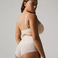 Culotte Taille Haute Beige Chantelle