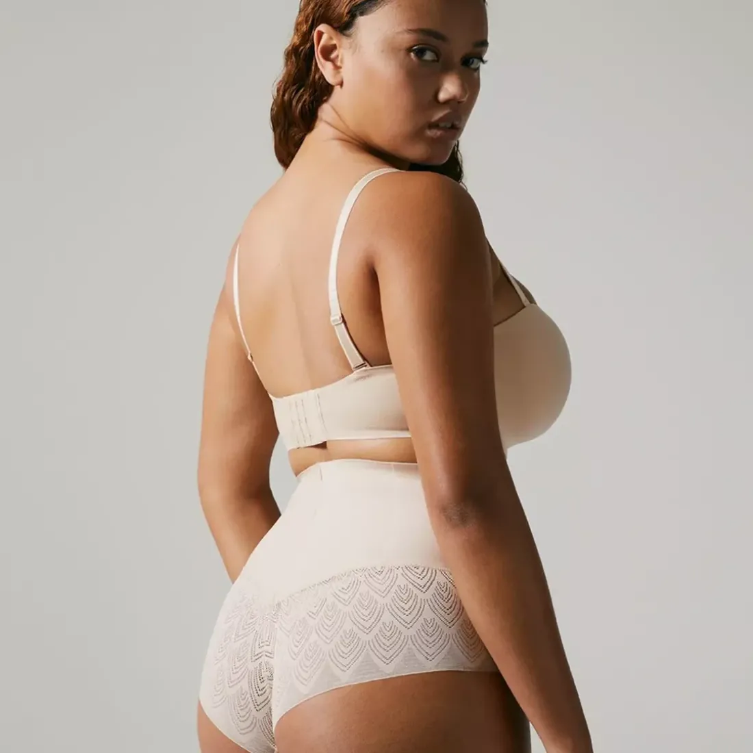 Culotte Taille Haute Beige Chantelle