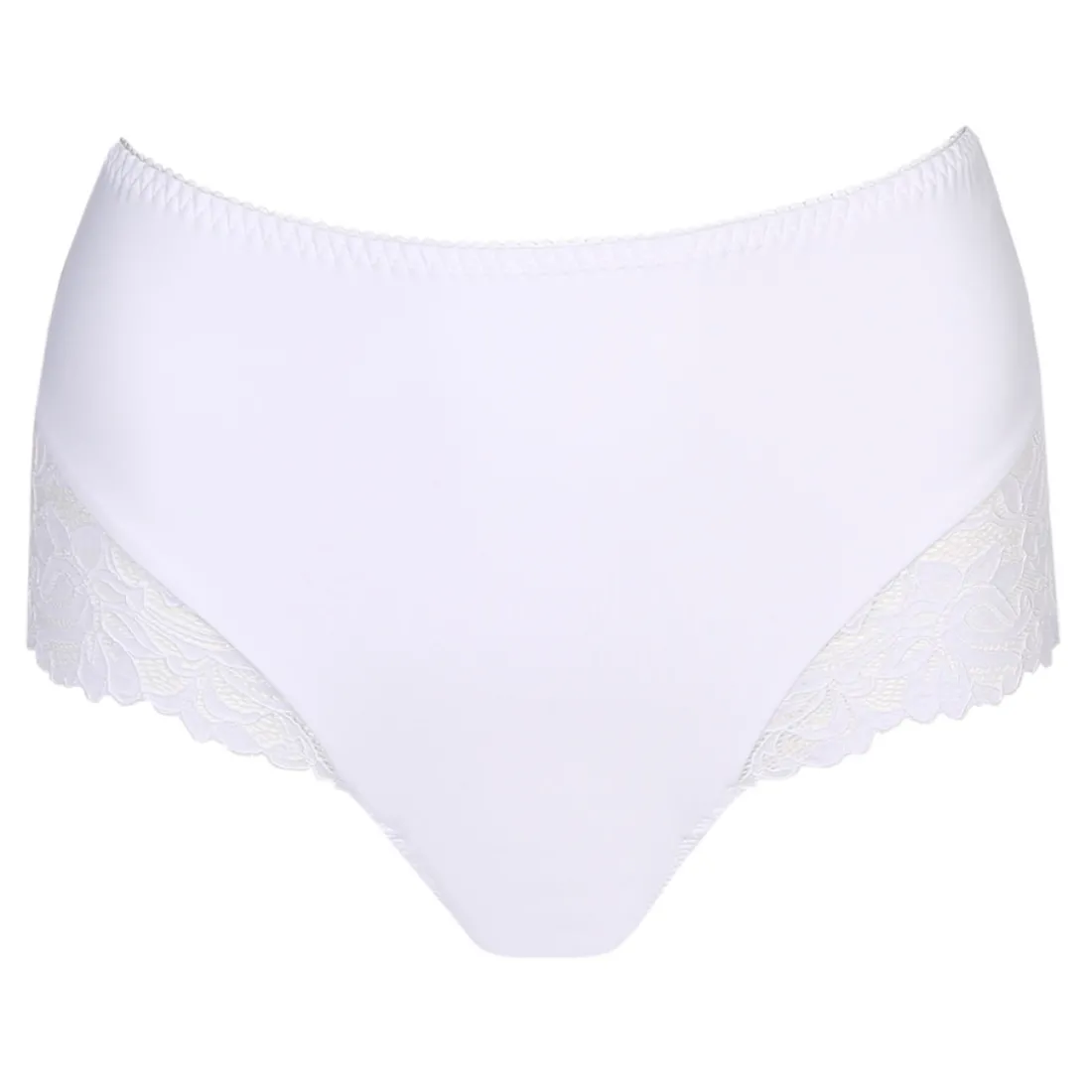 Culotte taille haute blanche