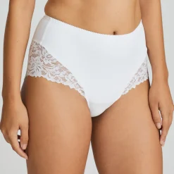Culotte taille haute blanche