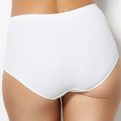 Culotte taille haute blanche