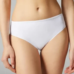 Culotte taille haute blanc