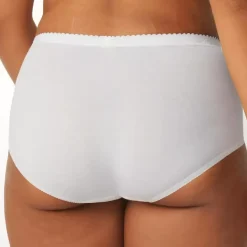 Culotte taille haute blanche sloggi Chic Maxi WHITE en coton