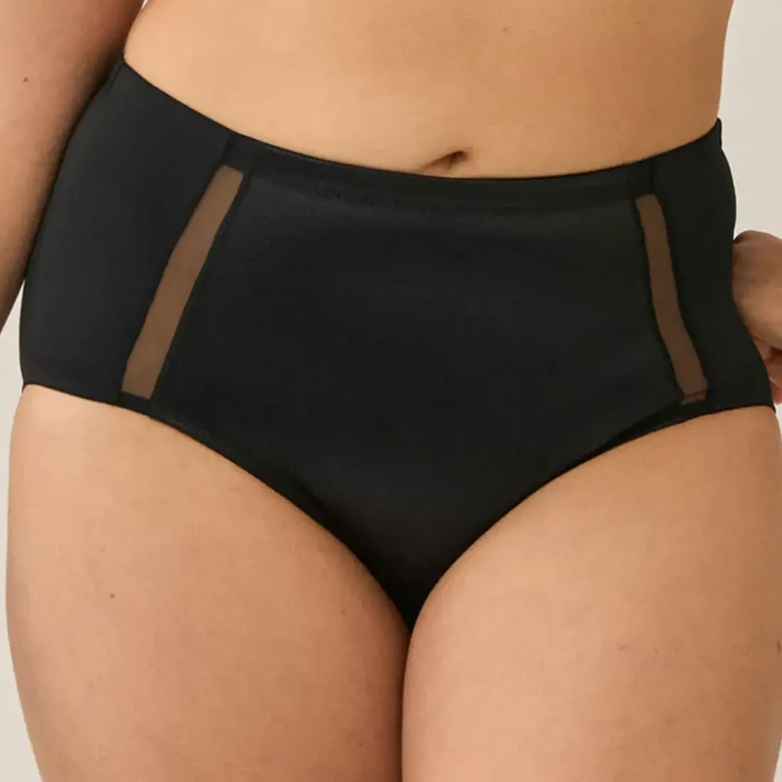 Culotte taille haute Curve Hugger noir