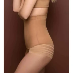 Culotte taille haute gainante Marron Bye Bra