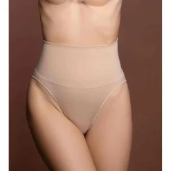 Culotte taille haute invisible - Beige