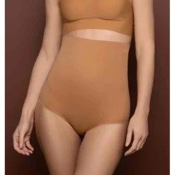Culotte taille haute invisible - Marron Bye Bra