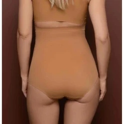 Culotte taille haute invisible - Marron Bye Bra