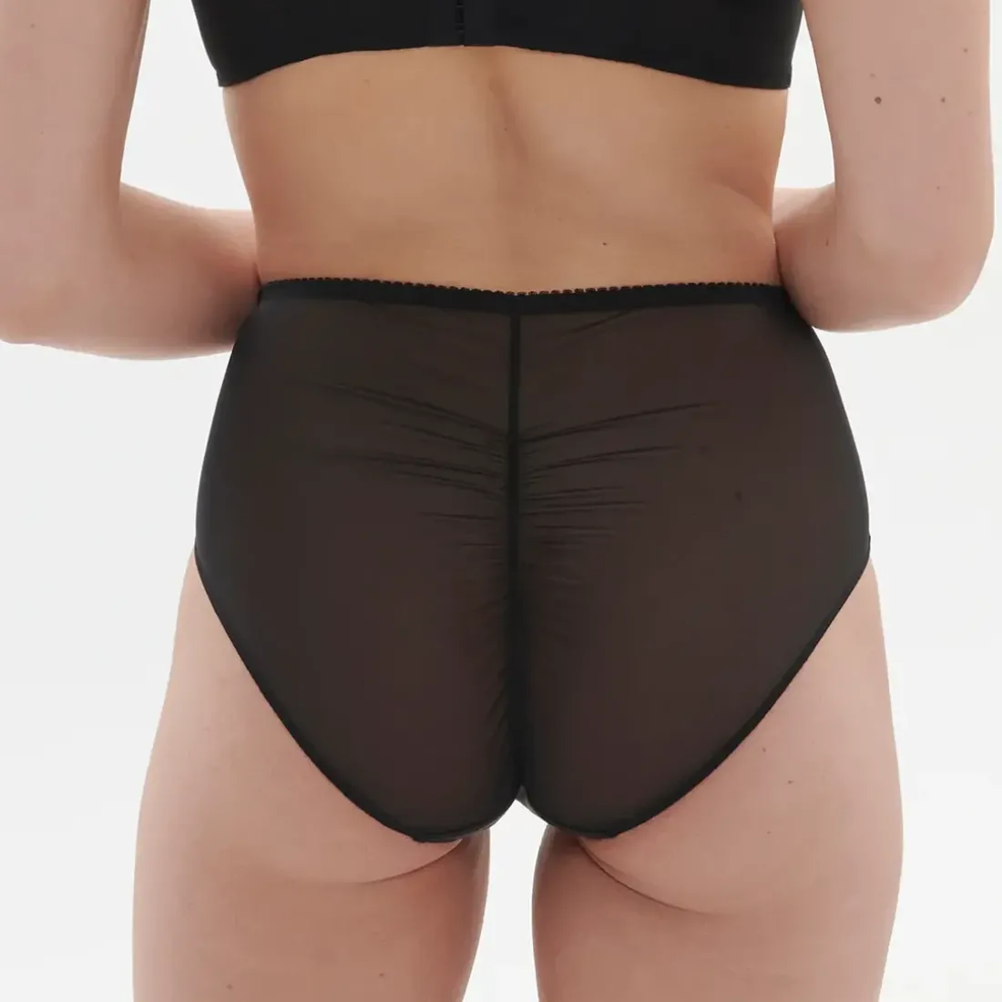 Culotte taille haute noir