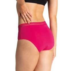 Culotte taille haute pour les règles en coton