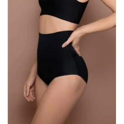 Culotte taille haute push-up - Noir Bye Bra