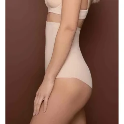 Culotte taille haute sculptante - Beige Bye Bra