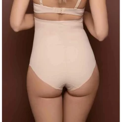 Culotte taille haute sculptante - Beige Bye Bra