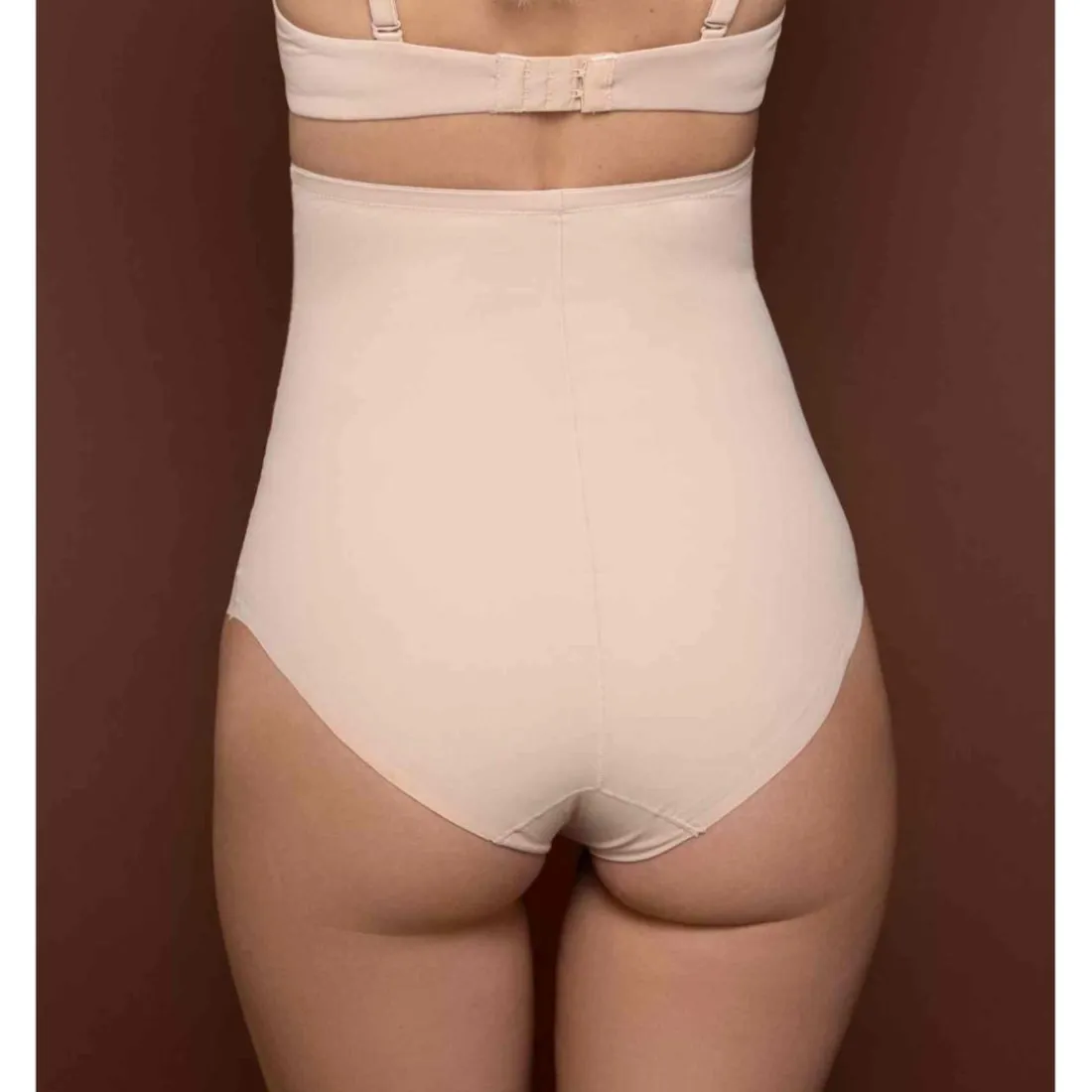 Culotte taille haute sculptante - Beige Bye Bra