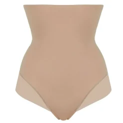 Culotte taille haute sculptante beige