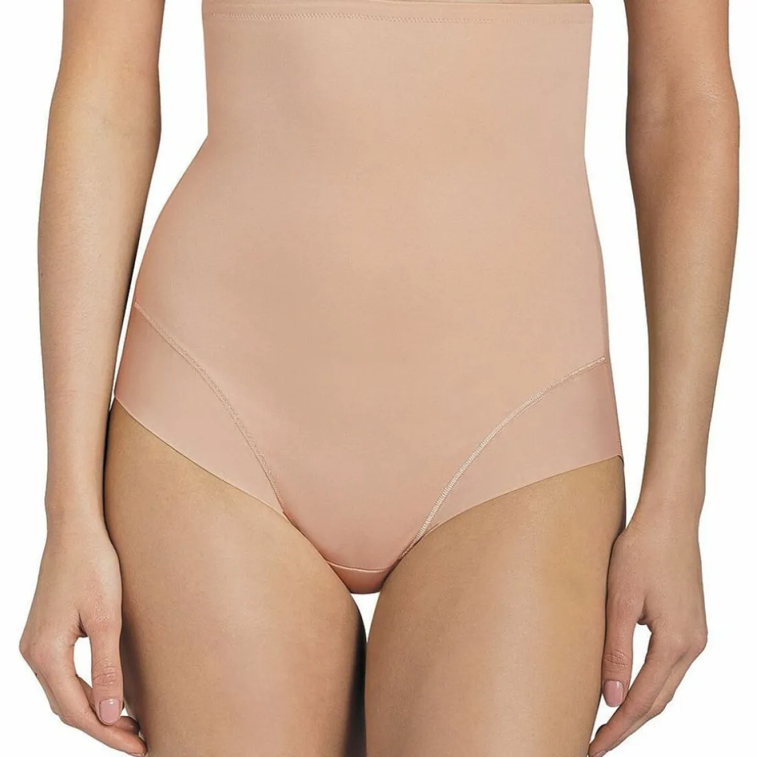 Culotte taille haute sculptante beige