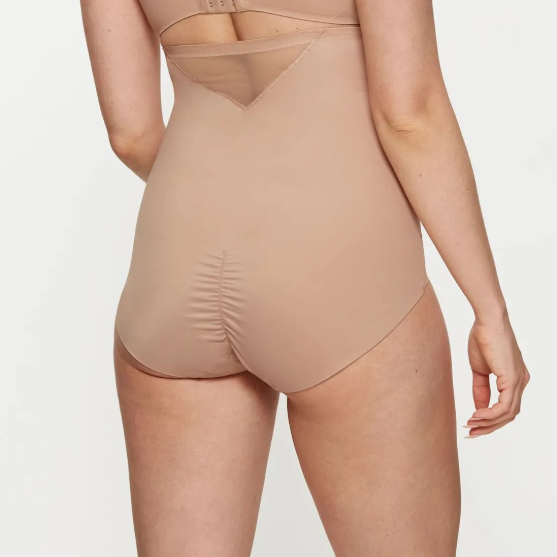Culotte taille haute sculptante beige