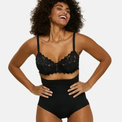 Culotte taille haute sculptante Noir