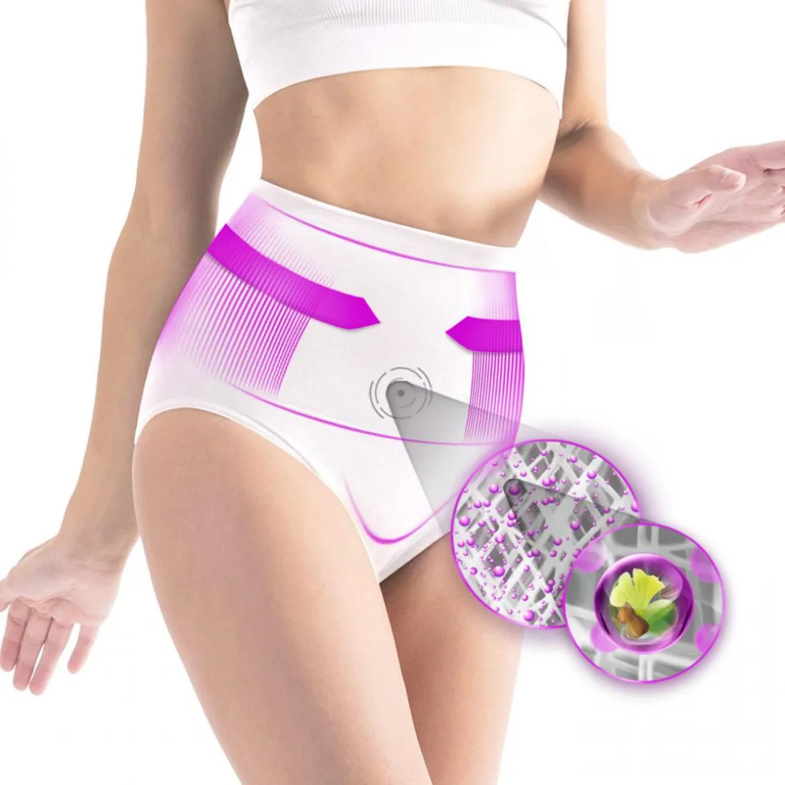 Culotte Ventre Plat Gainante Minceur Blanche Lytess
