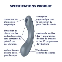 Curvy trinity 1 - 3 en 1 Rouge Satisfyer