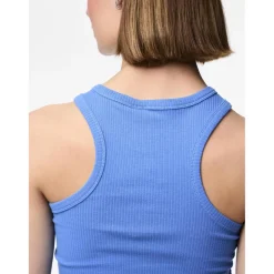 Débardeur boxer Ruka bleu en coton Lia