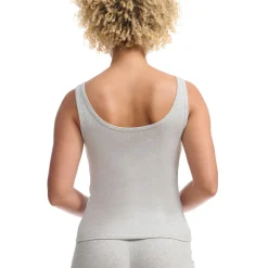 Débardeur femme Active Flex Ribbed Adidas gris en coton