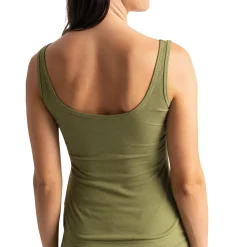 Débardeur Kate vert en coton