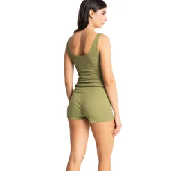 Débardeur Kate vert en coton