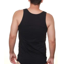 Débardeur noir en coton