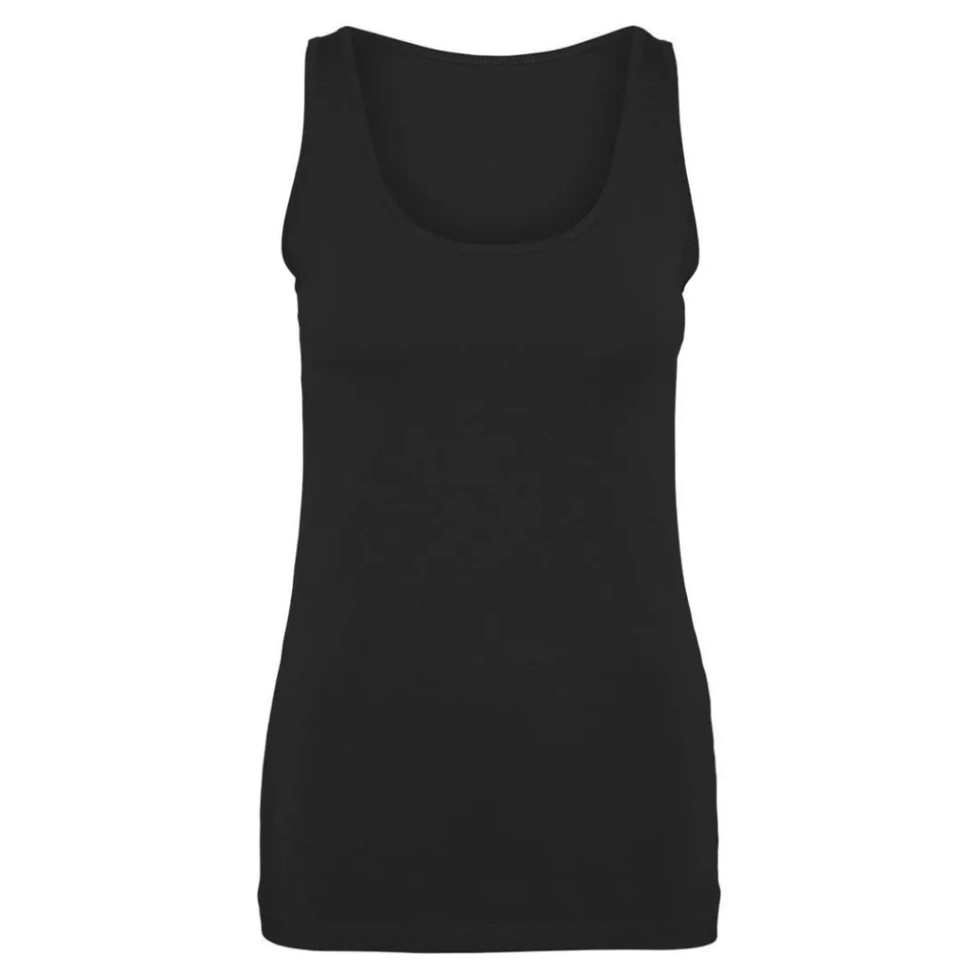 Débardeur noir en coton Nola