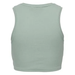 Débardeur slim fit vert clair en coton Ella