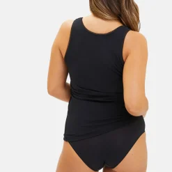 Débardeur thermique manches courtes noir