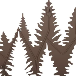 Déco Murale Epineux Métal Sapins