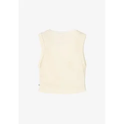 Debardeur fille TODEGI blanc Mae en coton