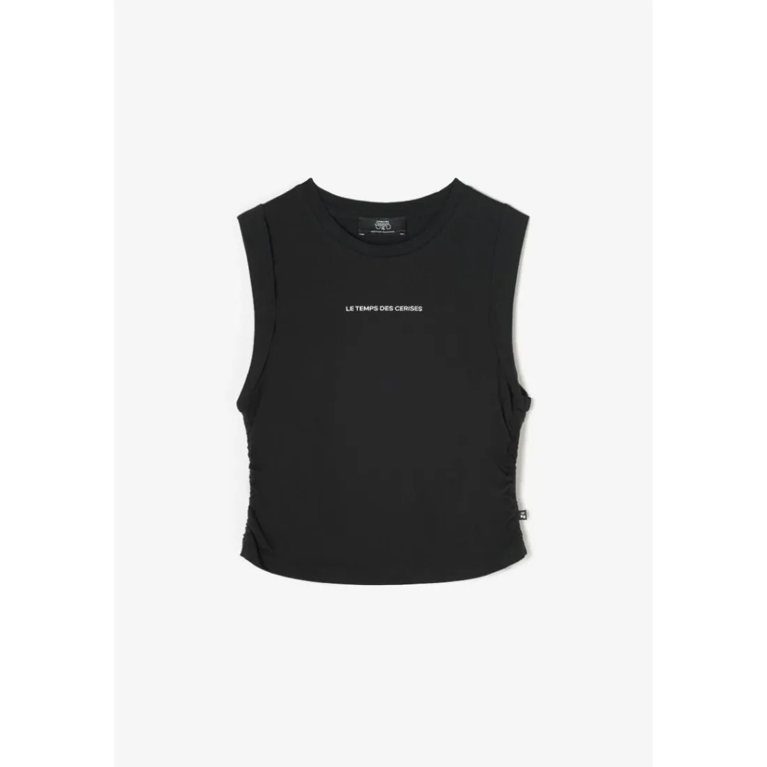 Debardeur fille TODEGI noir Ines en coton