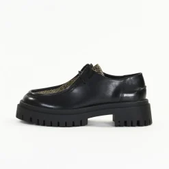 Derbys femme en Cuir CAPUCINE Noir