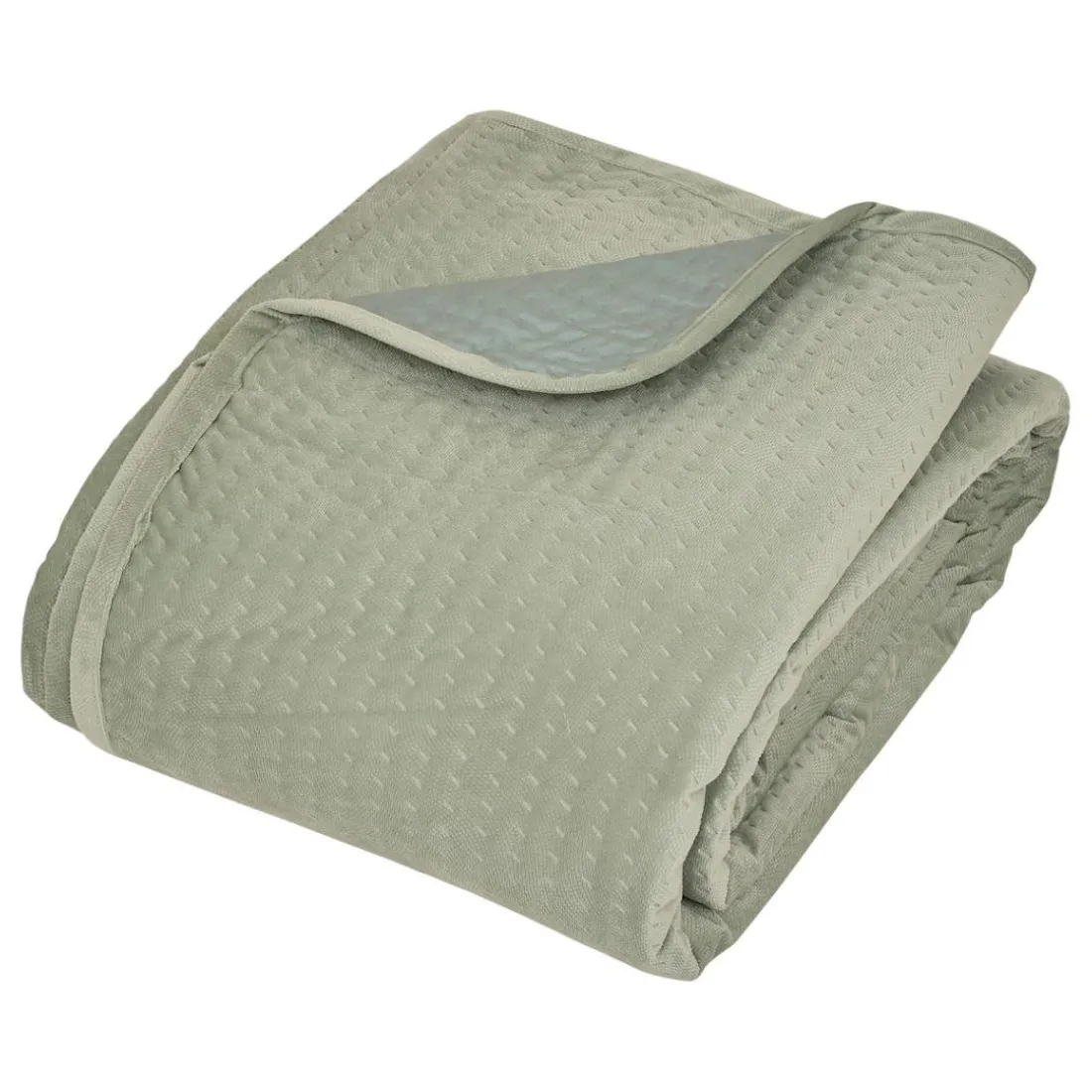 Dessus de lit Lilou 260x240cm - vert céladon
