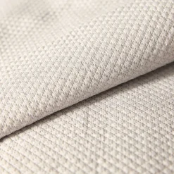 Dessus de lit micro-motif jacquard PERIGORD perle