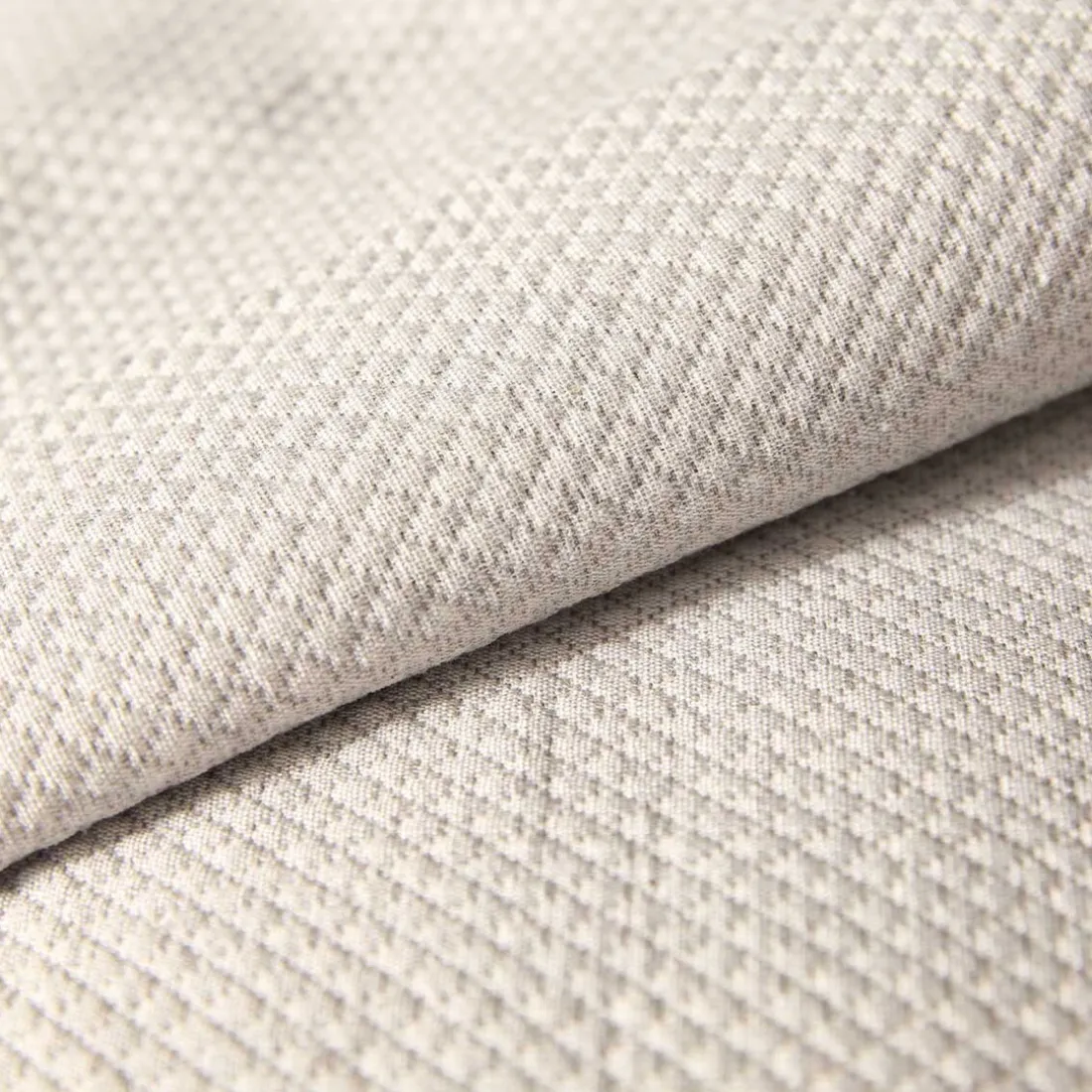 Dessus de lit micro-motif jacquard PERIGORD perle