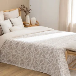 Dessus de lit Nuvia 260x240cm - terracotta