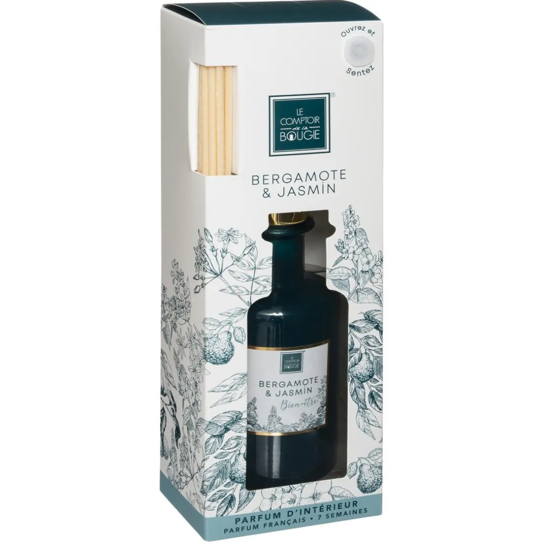 Diffuseur Bergamote et Jasmin Mael 200 mlvoir