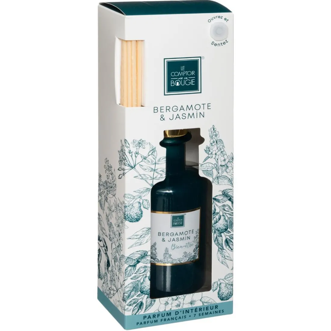 Diffuseur Bergamote et Jasmin Mael 200 mlvoir