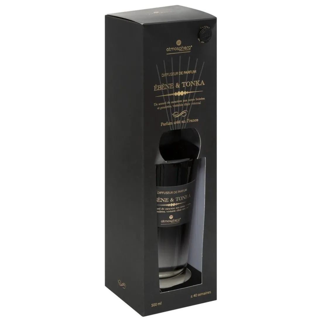 Diffuseur de parfum ébène et tonka